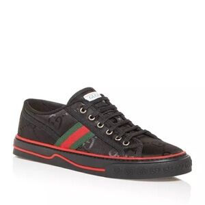 Gucci Tennis 1977 “Off The Grid” Low-Top Sneakers – Black